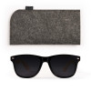 Promotional Stirling RPET Felt Sunglass Pouches Front